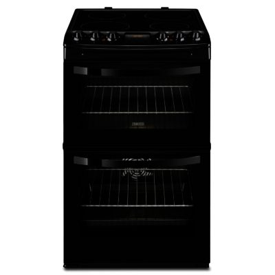 Zanussi ZCV46200BA 55cm Electric Cooker in Black